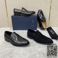 디올 가죽 로퍼 구두