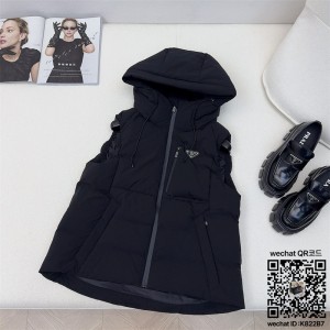 프라다 패딩 조끼 여성용