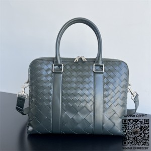 보테가베네타 슬림 인트레치아토 브리프케이스 778081