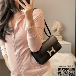 에르메스 HERMES 콘스탄스 epsom가죽 금장 은장 26cm