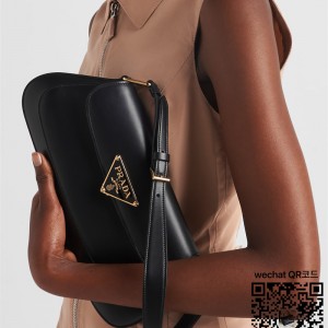 프라다 브러쉬드 가죽 숄더백 1BD344