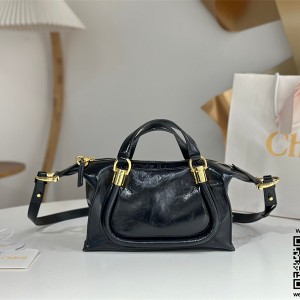 끌로에 Chloe 샤이니 가죽 스몰 Paraty 24 백