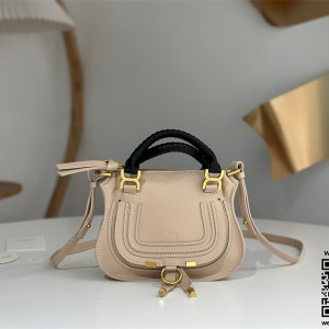 끌로에 Chloe 마르씨 더블 캐리 토트백 스몰 21cm