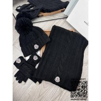 몽클레어 MONCLER  모자 목도리 장갑 세트