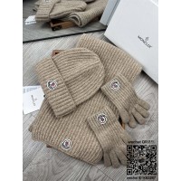 몽클레어 MONCLER  모자 목도리 장갑 세트