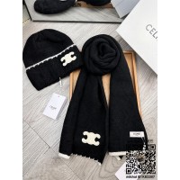 샤넬 CHANEL 모자 목도리 장갑 세트