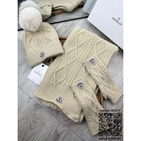 몽클레어 MONCLER  모자 목도리 장갑 세트