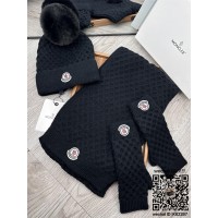 몽클레어 MONCLER  모자 목도리 장갑 세트