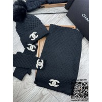 셀린느 CELINE 모자 목도리 장갑 세트