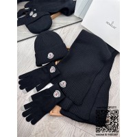 몽클레어 MONCLER  모자 목도리 장갑 세트