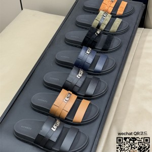 에르메스 HERMES 힐 샌들 슬리퍼