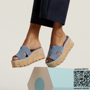 에르메스 HERMES 힐 샌들 슬리퍼