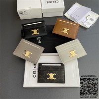 셀린느 CELINE 카드지갑 트리옹프 캔버스 탠 100833