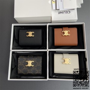 셀린느 CELINE 빅투아르 파인 지갑 - 서플 그레인 카프스킨 10M963