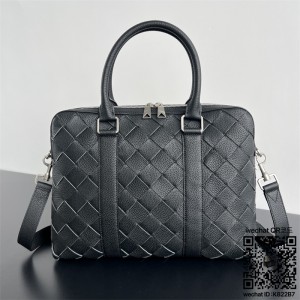 보테가베네타 슬림 인트레치아토 브리프케이스 778081