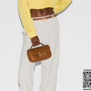 구찌 홀스빗 1955 소프트 스몰 탑 핸들백 815206