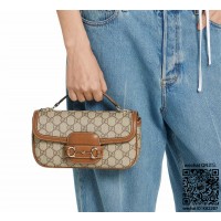 구찌 홀스빗 1955 소프트 스몰 탑 핸들백 815206