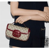 구찌 홀스빗 1955 소프트 스몰 탑 핸들백 815206