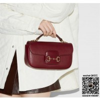 구찌 홀스빗 1955 소프트 스몰 탑 핸들백 815206