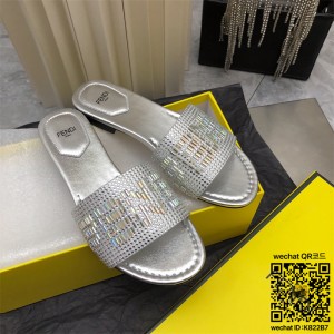 펜디 힐 샌들 슬리퍼