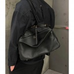 발렌시아가  캐리 미디엄 볼링백 블랙