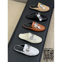 에르메스 힐 샌들 슬리퍼