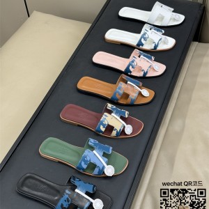 에르메스  힐 샌들 슬리퍼