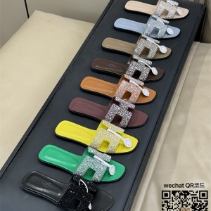 에르메스  힐 샌들 슬리퍼