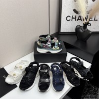 샤넬 힐 샌들 슬리퍼