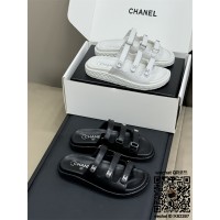 샤넬 힐 샌들 슬리퍼