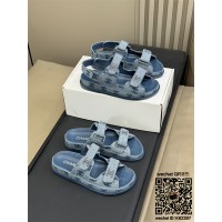 샤넬 힐 샌들 슬리퍼