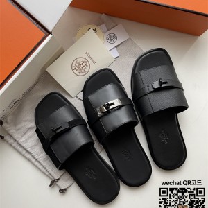 에르메스  힐 샌들 슬리퍼
