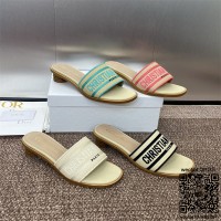 디올 힐 샌들 슬리퍼