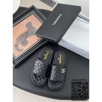 샤넬 힐 샌들 슬리퍼