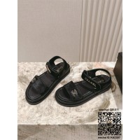 샤넬 힐 샌들 슬리퍼