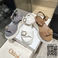 끌로에 힐 샌들 슬리퍼