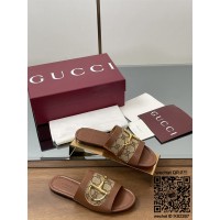 구찌 힐 샌들 슬리퍼