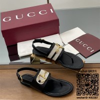 구찌 힐 샌들 슬리퍼