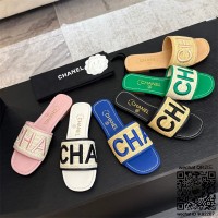 샤넬 힐 샌들 슬리퍼