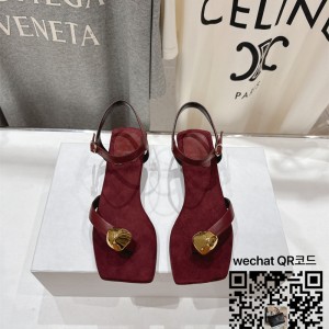 더로우 힐 샌들 슬리퍼