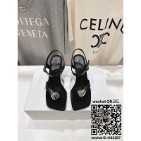 더로우 힐 샌들 슬리퍼