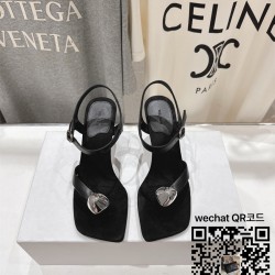 더로우 힐 샌들 슬리퍼