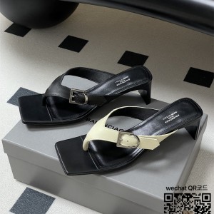 발렌시아가 힐 샌들 슬리퍼