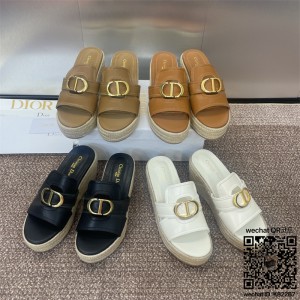 디올 힐 샌들 슬리퍼