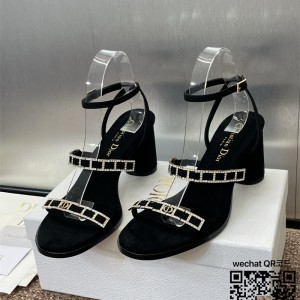 디올 여성 신발 힐 샌들 슬리퍼