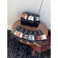 샤넬 힐 샌들 슬리퍼