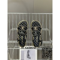 샤넬 힐 샌들 슬리퍼