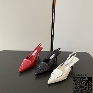 지미추 힐 샌들 슬리퍼