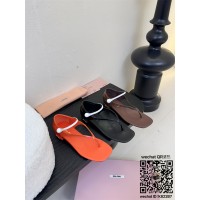 미우미우 힐 샌들 슬리퍼