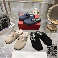 로저비비에 힐 샌들 슬리퍼